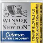 Aquarela Winsor & Newton Cotman Pastilha 119 Cadmium Yellow Pale Hue