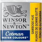 Aquarela Winsor & Newton Cotman Pastilha 266 Gamboge Hue