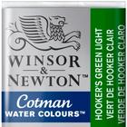 Aquarela Winsor & Newton Cotman Pastilha 314 Hookers Green Light