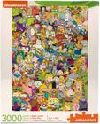 AQUÁRIO Nickelodeon 90s Puzzle (3000 Peça jigsaw puzzle) - Oficialmente Licenciado Nickelodeon Merchandise &amp Collectibles - Glare Free - Precision Fit - Virtualmente Sem Pó de Quebra-Cabeça - 32 x 45 Polegadas