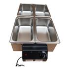 Aquecedor de Alimentos Elétrico 5kg 2 cubas Profissional - capital equipamentos inox