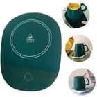 Aquecedor eletrico de mesa cafe agua mini cooktop fogao eletrico aquecer cafe cha leite chocolate interruptor 55 graus b