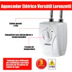 Aquecedor Elétrico Versátil 3t Lorenzetti 127V 5500W