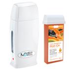 Aquecedor Profissional Bivolt + Cera Roll On Mamão 100G