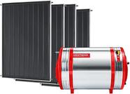 Aquecedor Solar Komeco 400 L Inox 316 alta pressão nível + 4 Coletores de 1m² MX