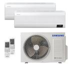 Ar-Condicionado Multi Split Inverter 18000 BTUs Samsung Quente e Frio (1 Evap. HW 9000 + 1 Evap. HW 12000) 220V