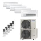 Ar-Condicionado Multi Split Inverter 48000 BTUs Samsung Quente e Frio (4 Evap. HW 9000 + 1 Evap. K7 1 via 18000) 220V