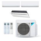 Ar-Condicionado Multi Split Inverter Daikin 24.000 BTUs (2x Evap HW 9.000 + 1x Evap Cassete 1 Via 18.000) Quente/Frio 220V