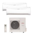 Ar Condicionado Multi Split Inverter Fujitsu 35.000 Btus (1 Evap 18.000 e 1 Evap 24.000) Quente/Frio 220V Monofásico