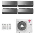 Ar-Condicionado Multi Split Inverter LG 30.000 (2x Evap HW Artcool 9.000 + 1x Evap HW Artcool 12.000 + 1x Evap HW Artcool 18.000) Quente/Frio 220V