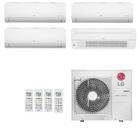 Ar-Condicionado Multi Split Inverter LG 48.000 (3x Evap HW 9.000 + 1x Evap Cassete 1 Via 18.000) Quente/Frio 220V