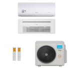 Ar-Condicionado Multi Split Inverter Midea 18.000 (1x Evap HW 9.000 + 1x Evap Cassete 1 Via 12.000) Quente/Frio 220V