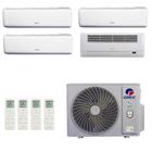 Ar-Condicionado Multi Split Inverter R-32 Gree 36.000 (3x Evap HW 12.000 + 1x Evap Cassete 1 Via 9.000) Quente/Frio 220V