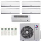 Ar-Condicionado Multi Split Inverter R-32 Gree 48.000 (3x Evap HW 9.000 + 1x Evap HW 18.000 + 1x Evap Cassete 1 Via 22.000) Quente/Frio 220V