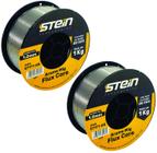 Arame Solda Mig 1,0mm Com 1Kg Sem Gás E71T0-GS 02 Rolos Stein