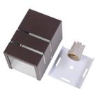 Arandela 1 Facho Com Frisos E27 Int/Ext Marrom Hl117Mr