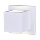 Arandela Alumínio Branco, Lâmpada Halopin LED, 958 G9 IDEAL