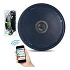 Arandela Ativa Bluetooth Redonda Preta Acústica De Teto Som Ambiente com Tweeter 6'' E Com 70w - 2LS0AT78P