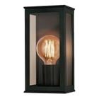 Arandela Bolt Preto Vidro Espelhado 260VT IDEAL ILUMINACAO