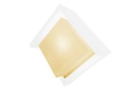 Arandela Branca Quadrada Luminária Parede Muro + Lâmpada Led G9 9w Alta Performance Branco Quente 220v