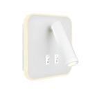 Arandela Cabeceira Leitura Led Interruptor Spot Branco Bet51