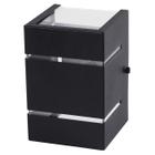 Arandela Catarina 10Cm 2 Fachos Frisos - Preto - House