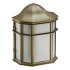 Arandela Colonial Janelinha Ouro Velho Externa 25cm Alu79 - Acende a Luz