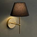 Arandela De Parede Clássica Interna Alumínio Com Cúpula Ref 19 Iluminação de Casa, sala, Corredor, lavabo, Quarto e cabeceira cama