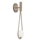 Arandela De Parede Gota Tubo Globo Vidro Interruptor Bronze - Single Light