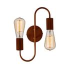 Arandela Decorativa Retrô Senna Com Lâmpadas Retrô LED