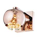 Arandela Dublin Quality Vidro Cobre Cristal Para Lampada G9