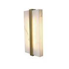 Arandela led suez 3000k 8,4w bivolt 30x14,5x8cm alumínio e tipo alabastro dourado arsh1568do - casual light - STUDIOLUCE