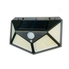 Arandela Luminária com 100 Leds Solar a Prova D'água - DESERT ECOM