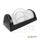 Arandela Murreto Preto 30W 2700K - Luminatti