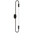 Arandela Plafon Parede Teto Sabre Tubular Moderna Preto T8 - Single Light