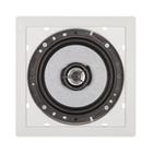 Arandela Quadrada Fiamon 6'' Coaxial 50Rms 8R Branca