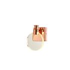 Arandela Redonda Rose Gold Cristal 13cm Led 5W 3000K Bivolt