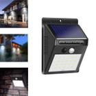 Arandela Solar Externa Luminária Led Sensor De Jardim Parede Alpendre Quintal Corredor Automático - DS