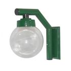 Arandela Solarium 210 Globo de Vidro Transparente Verde