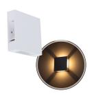 Arandela Trevo 4 Fachos Ajustáveis LED 4W Branco Quente Branca Gaya ST2900