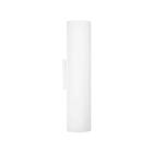 Arandelaela Taschi Branco a Embau 40cm Vidro Fc 2lamp - Taschibra