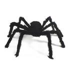 Aranha Pelúcia 60 Cm Preta para decoração - Unidade