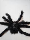 Aranha Pelúcia Perna Articulável 30cm Halloween Decoração