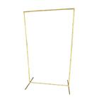 Arco desmontavel e com regulagem modelo retangular cor Dourado - R&R Décor