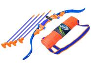 Arco e Flecha de Brinquedo Nerf com Alvo - 7 Peças Fun