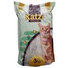 Areia de Gato Fina Higienica e Sanitaria Bioformula 3kg Katzi
