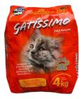 Areia Gato Gatissimo Perfumada Premium Pacote 4 Kg