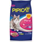 Areia Higienica Gato Pipicat Floral 12Kg