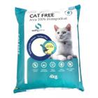 Areia Higiênica Para Gatos Cat Free Grãos Finos 4kg