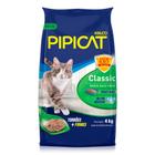 Areia Higiênica Pipicat Classic para Gato com 4kg